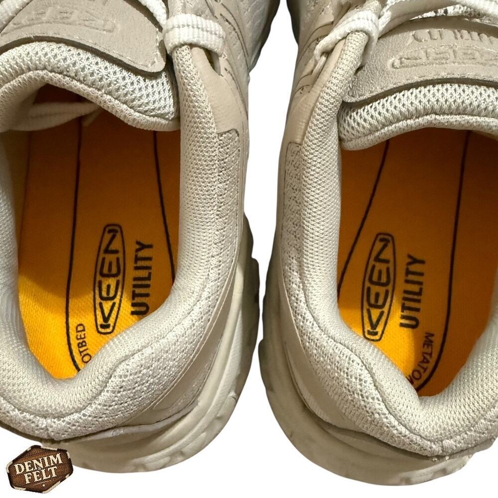 KEEN Utility Dillon Women’s Safety Toe Work Sneakers – Silver Birch – 8.5M NEW - Picture 11 of 15